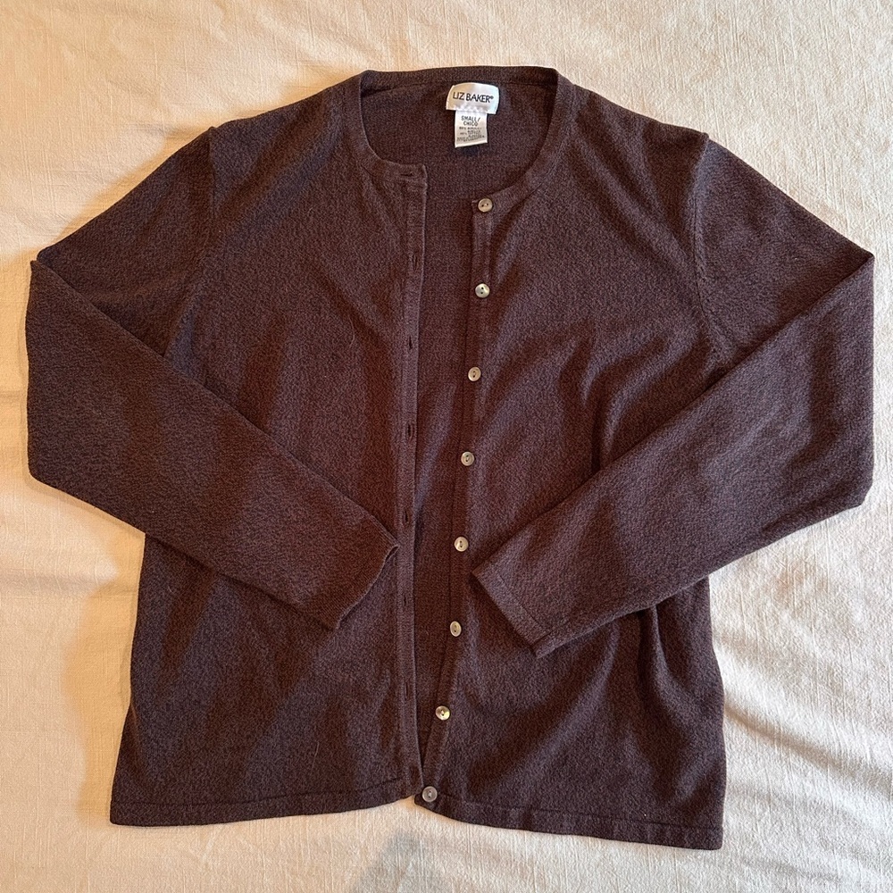 Liz Baker Women's Brown Sweater